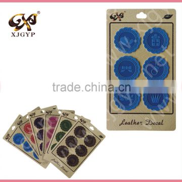 pu leather decoration sticker