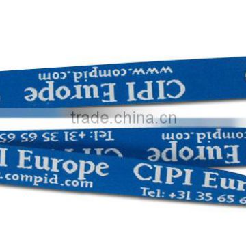 Custom Logo Promotional Woven Lanyard / jacquard lanyard