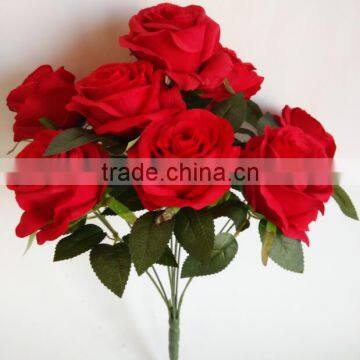 wholesale fabric silk flower bridal bouquet