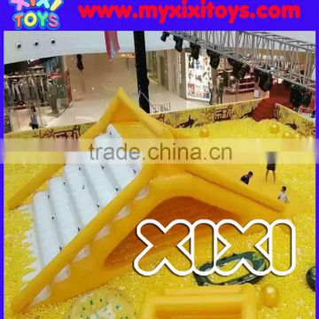 Ball pit balls children playground slide, Amusement airtight inflatable slide for sale