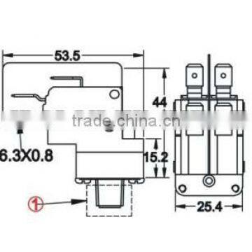 Type ZW Snap Action Double Pole Contact Miniature Pressure Switch photo-2