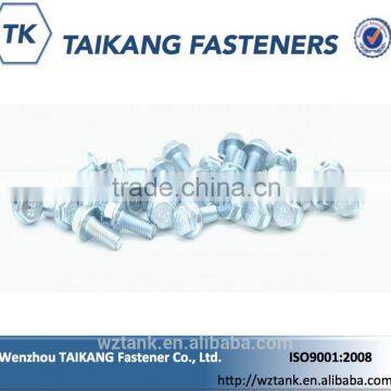 Grade 4.8 Made in China Flat Hex Head Hexagon Flange Screws photo-4