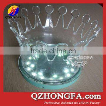 OEM Logo Round Rechargeable Led Bar Mat