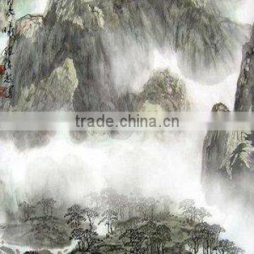 Waterproof Silky Satin Cloth for landscape painting