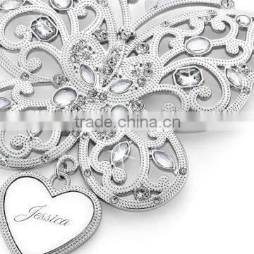 Keyda 2015 Metal Butterfly Christmas Ornaments photo-3