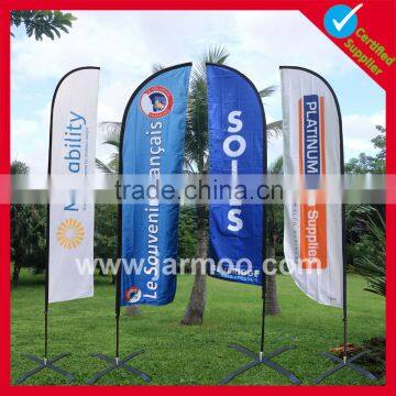 Hot sale weatherproof exhibtion promotional flag