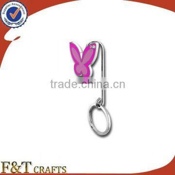 custom cute decorative metal clothes purse hanger hook with key ring                        
                                                Quality Choice