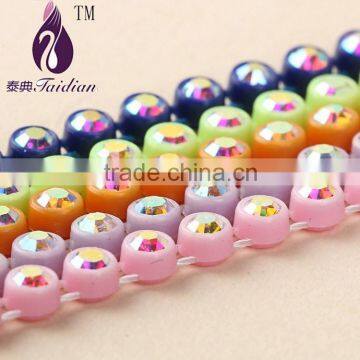Rhinestone Dress Trim,ss8 ab Rhinestone Banding