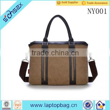 men's business laptop compute single shoulder handle briefcase bag