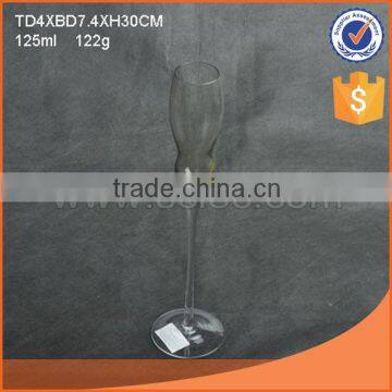 195ml Green Colored Long Stem Champagne Stemmed Glass Quality Choice photo-2