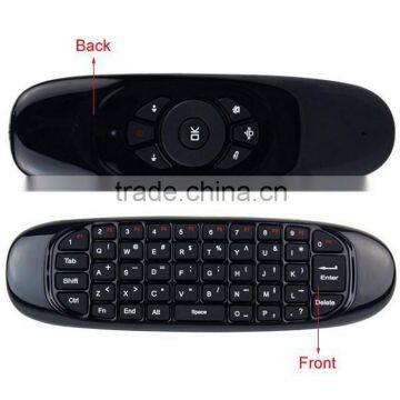 Wholesale-Original 2.4GHz G II/C120 Air Mouse T10 Rechargeable Wireless GYRO Air Fly Mouse Keyboard Combo