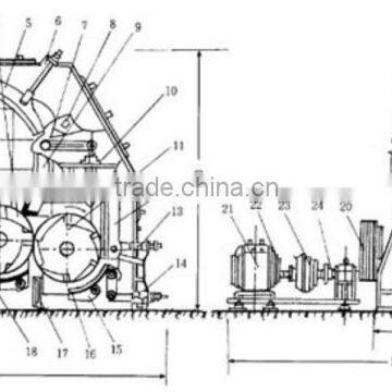 Made in China Double-rotor Hammer Mill Maize Grinding Hammer Mill Small Corn Hammer Mill