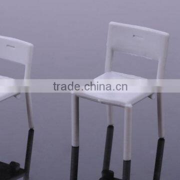 Plastic Unpaint White Scale Model Chair in Factory Price photo-3