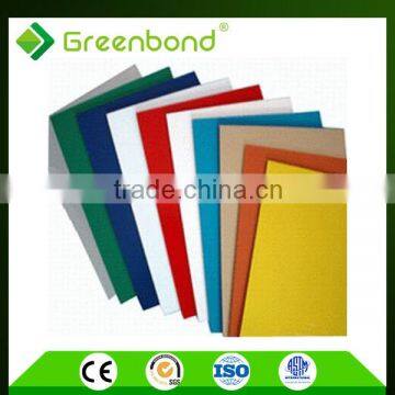 Greenbond 100%new plastic unbroken acp color card