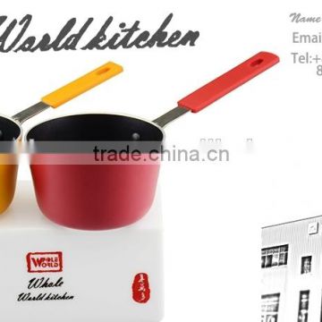 ALUMINUM CM RADISH SHAPE SAUCE POT,MILK POT