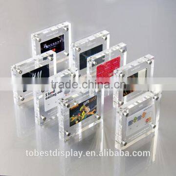 Acrylic block frame, acrylic pictures frame wholesale, acrylic 2 sided picture frame