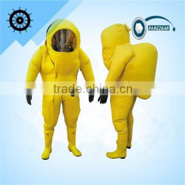 heavy-duty chemical protective suit fireman protective suit pvc suit gas suit