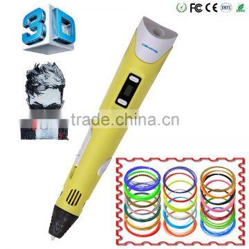 2016 new Semi-Automatic 3d pen filaments digital 3d printer pen