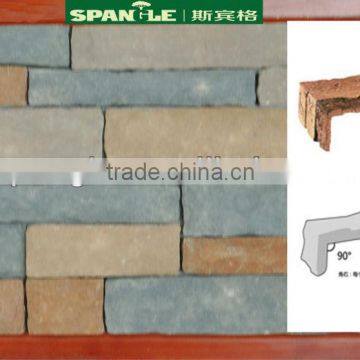 artificial building stones glue on wall panel ,artificial cultured stone,construction materials