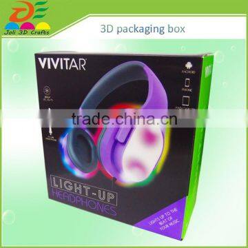 popular custom display 3d animation souvenir gift plastic box