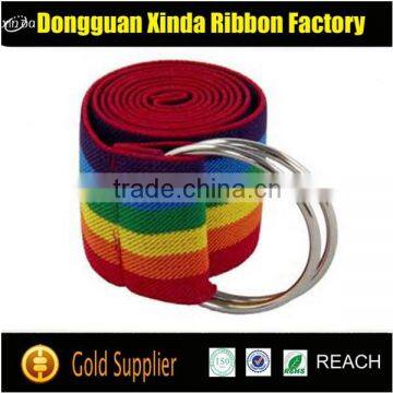 Stylish Double d Ring Belt Double O Ring Belt Men's Belt photo-2