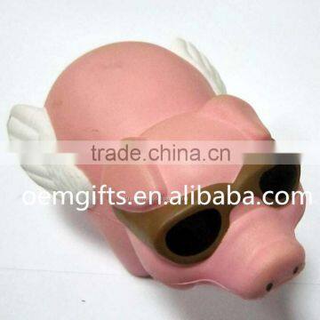 Flying Pig PU stress reliever, Pig Shaped PU Stress ball                        
                                                Quality Choice