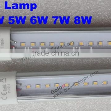 6W pls led lamp gx23 100-277VAC 3 years warranty G23 2G7 2GX7 led pls lamp