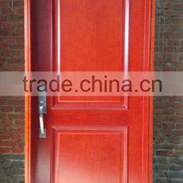 Red Cherry 2 Panel Solid Core Apartment Room Entry Door for Saudi Arabia