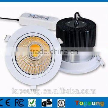 70-90lm/w CE EMC 110V CE EMC 50w led downlight cob shenzhen