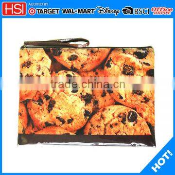 BSCI audited wholesale cookie printed pvc pencil bag