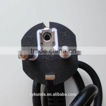 KC approval with ground for class 1 appliances korea power cord