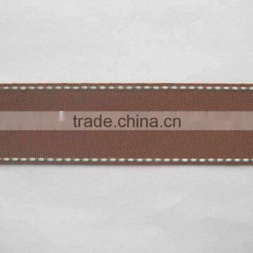 grosgrain ribbon with stiches