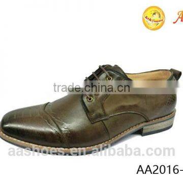 Hot Selling Leather Men Dress Shoes With Lace up