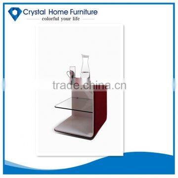 PVC Night Table S-shape Beautful Bed Side Table