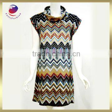 striped fashion woman dress