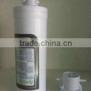 Removing heavy metal flouride alkaline mineral Under sink single water filter cartridge