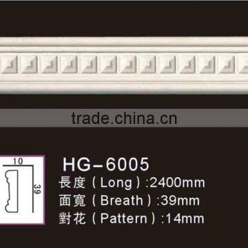 HG6005 home interior decoration PU crown moulding