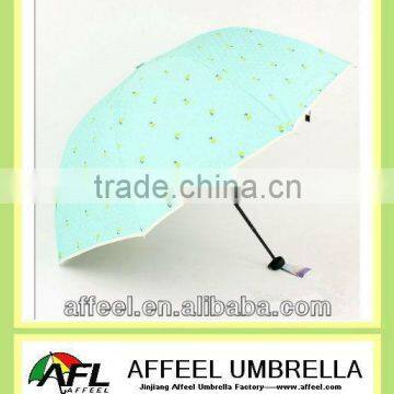 Wholesale 21"/8k sweet fold unbrella for girls (AFL13011)                        
                                                Quality Choice