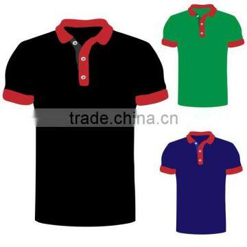 Wholesale Short Sleeve 100% Polyester Polo Shirts available in all colour