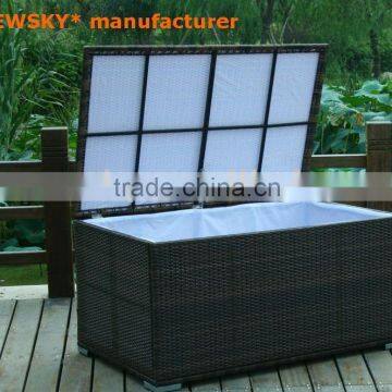 outdoor garden furniture rattan cushion KD box