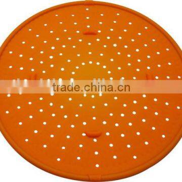 L size Food grade collapsible silicone strainer, silicone kitchenware, kitchen tools strainers