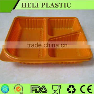 Heli foam food container plastic fast food packaging box