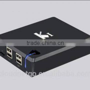 Cloudnetgo Android TV box in Amlogic S805 DVB-S2 Quad core A5/Smart Set top box in Octo-core Mali 450MP 600MHz 3D in 2.4G wifi