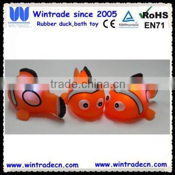 Flashing rubber nemo fish