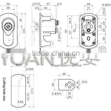 Square Intelligent Anti-theft Vending Machine Lock photo-3