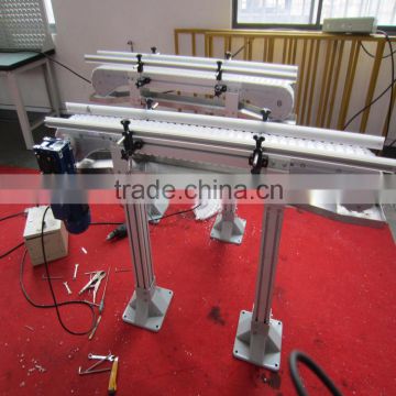 Water transfer chain conveyor/table top conveyor