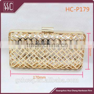 high quality metal frame, shiny gold metal purse frame, Guangzhou metal frame