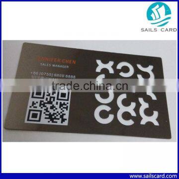 Custom Metal Membership Cards With Printing Name