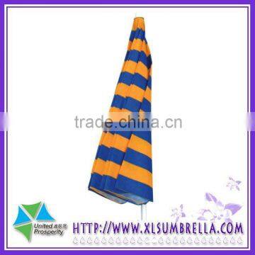 48"Manual Solar beach umbrella printing