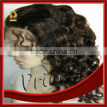 deep wave human hair full lace wigs hair extension